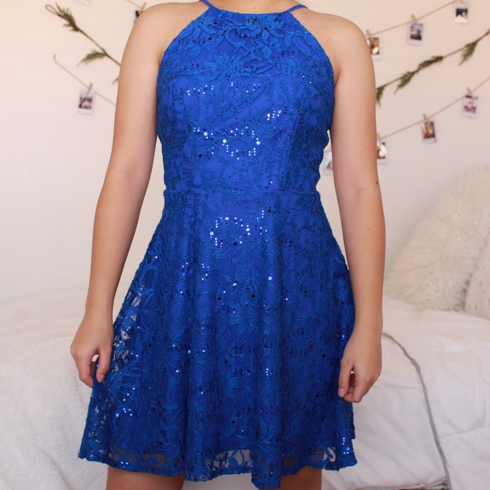 ♡ROYAL BLUE HOMECOMING DRESS♡